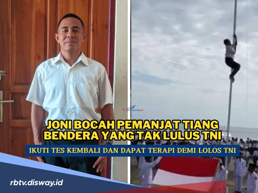 Joni, Bocah Pemanjat Tiang Bendera yang Tak Lolos TNI Diundang Jenderal Bintang Satu Korem 161/Wira Sakti