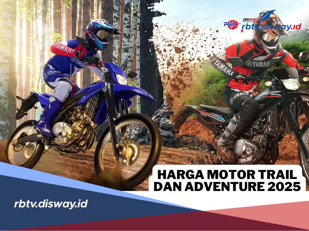 Daftar Harga Terbaru 2025 Motor Trail dan Adventure dari Kawasaki, Honda dan Yamaha