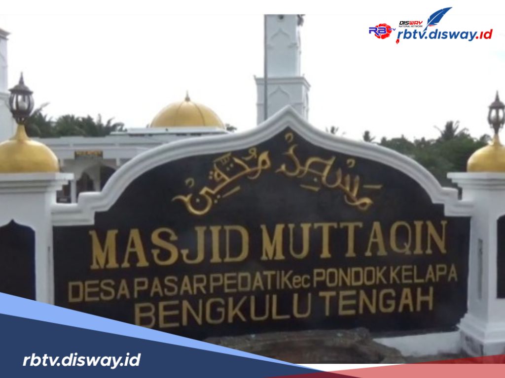 Berdiri Sejak 1991, Jadi Masjid Termegah di Bengkulu Tengah