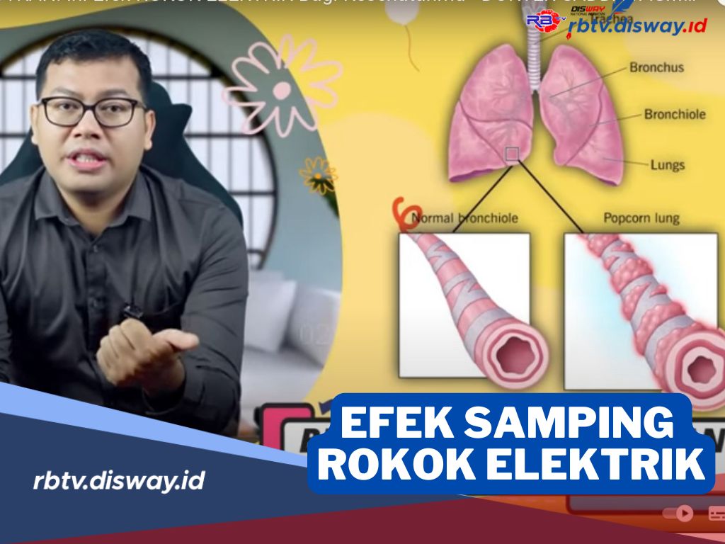 Rokok Elektrik Kian Digemari, Hati-hati Ini 9 Efek Sampingnya Bagi Kesehatan