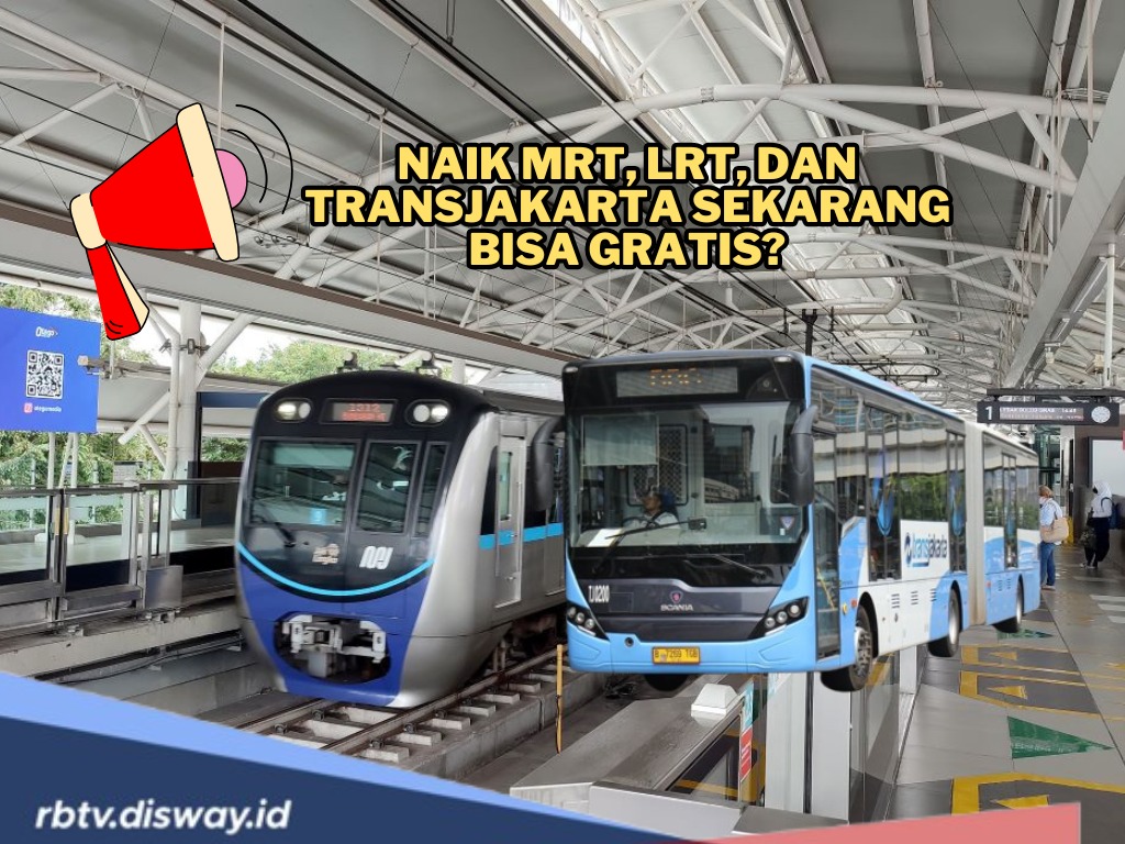 Asyik! 15 Golongan Ini Bisa Naik MRT, LRT dan Transjakarta Gratis, Kamu Salah Satunya?