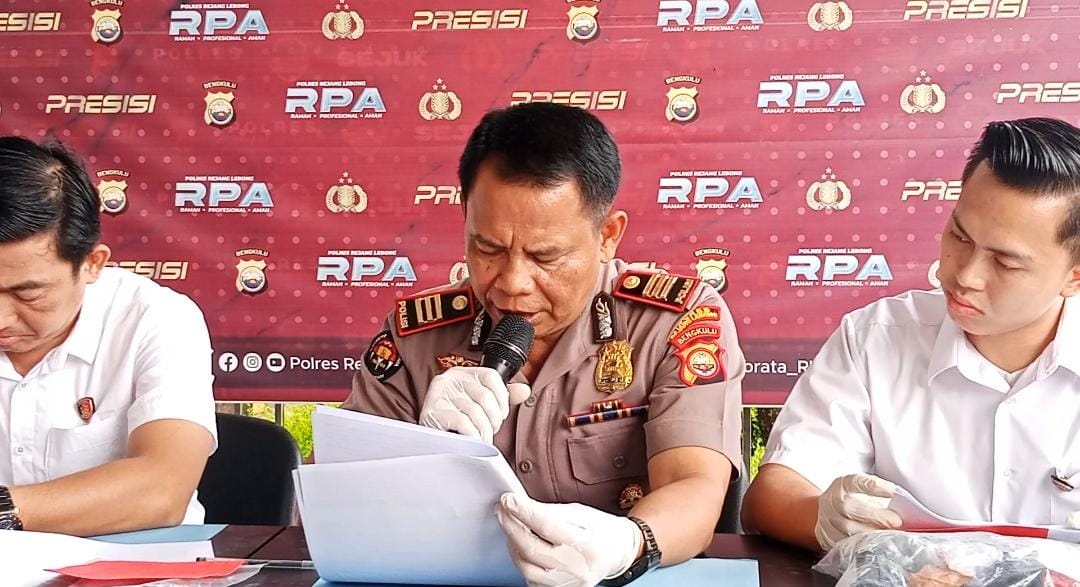 Polres Rejang Lebong Tangkap Pengedar Narkoba