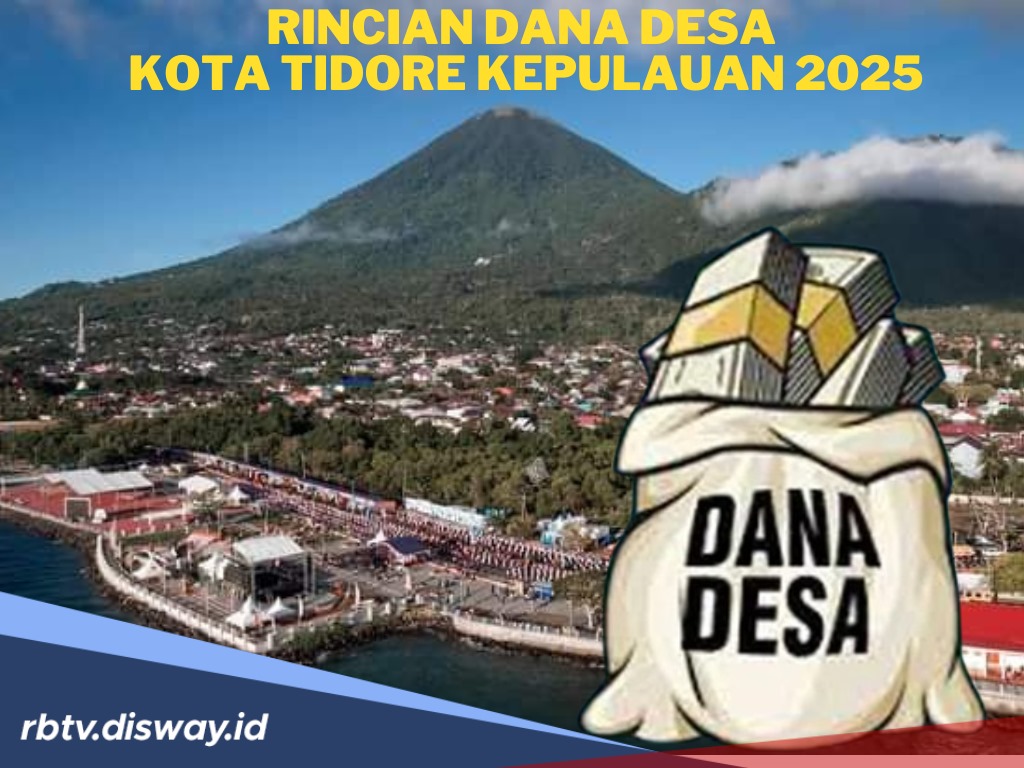 Rincian Dana Desa Kota Tidore Kepulauan Tahun 2025, Mana Desa yang Terima Anggaran Paling Tinggi?