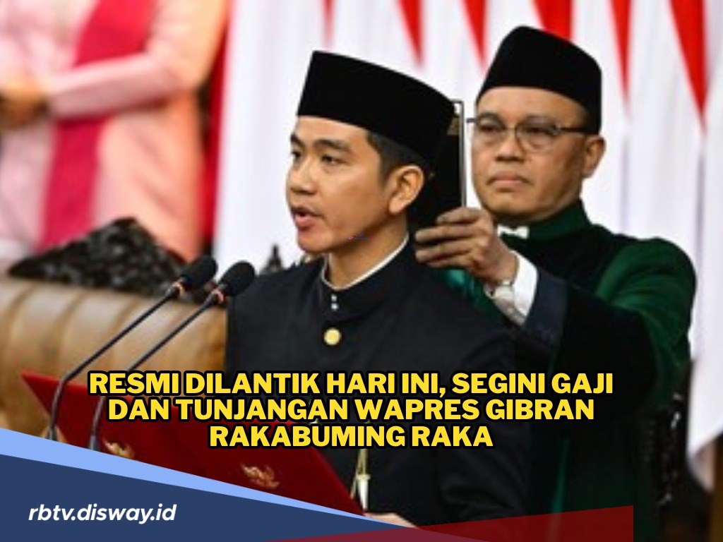 Berapa Gaji dan Tunjangan Wapres Gibran Rakabuming Raka? Cek Besarannya di Sini