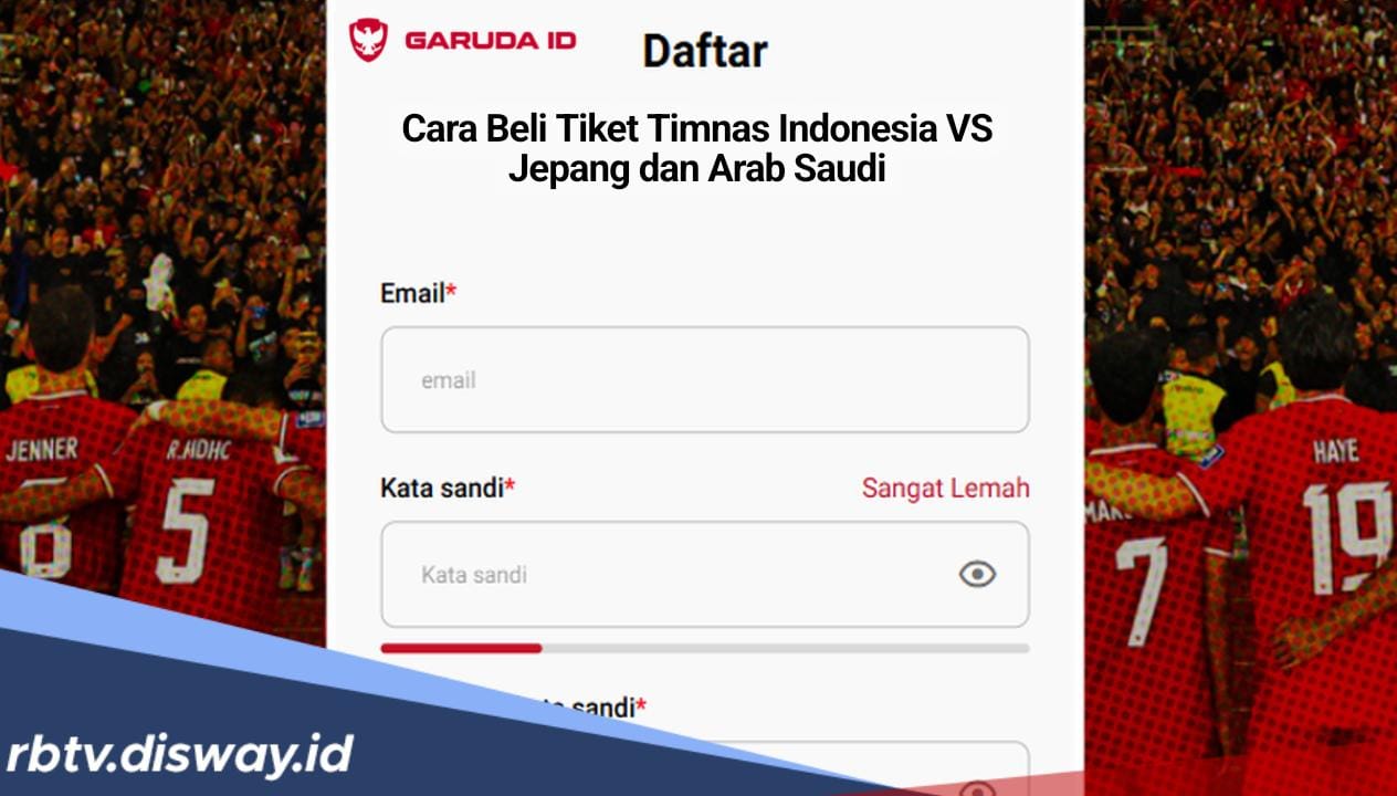 Simak, Cara Beli Tiket Timnas Indonesia VS Jepang dan Arab Saudi Lewat Garuda ID