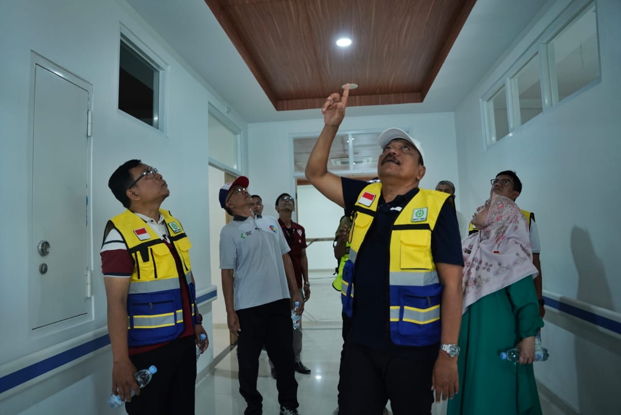 Wagub Mian Tinjau Progres Proyek di RSUD M. Yunus, Pastikan Kualitas Sesuai Spesifikasi