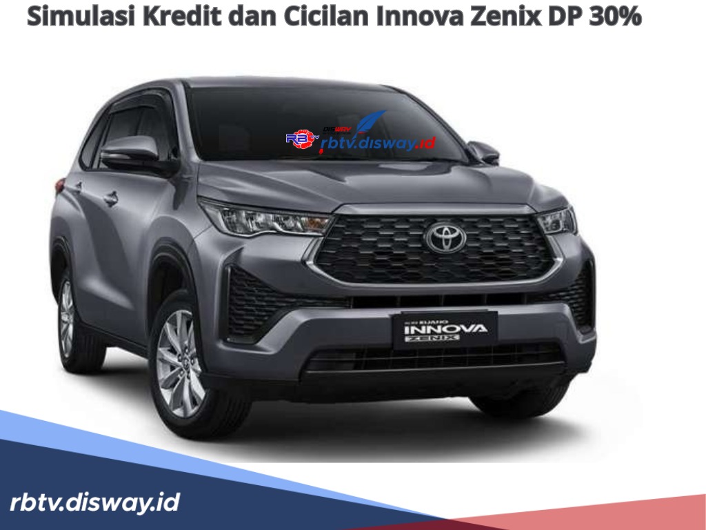 Simulasi Kredit dan Cicilan Innova Zenix DP 30%, Segini Angsuran Per Bulannya dan Intip 8 Fitur Unggulannya