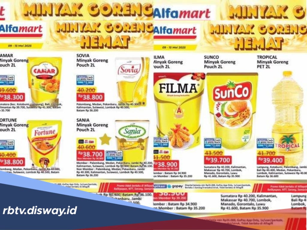Nikmati Promo Alfamart Hari Ini, Belanja Minyak Goreng Lebih Hemat dan Murah