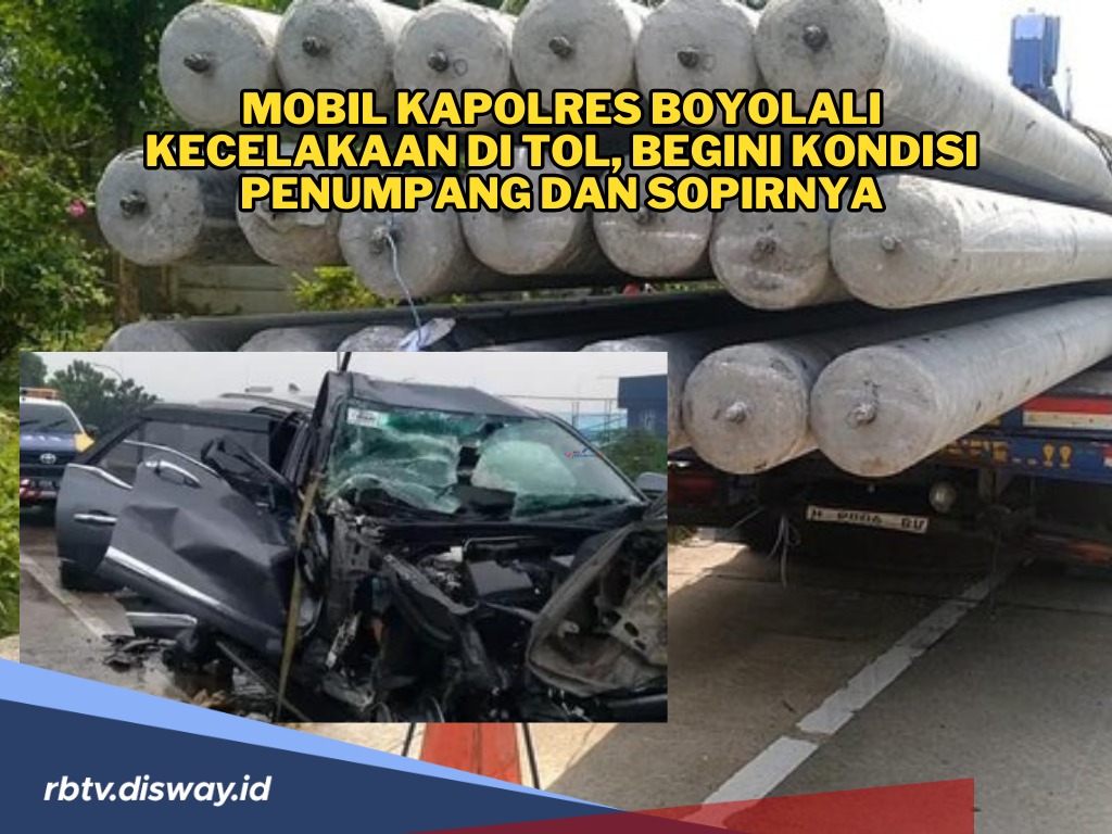 Ingin Jenguk Keluarga, Mobil Kapolres Kecelakaan, Begini Kondisi Penumpang dan Sopirnya