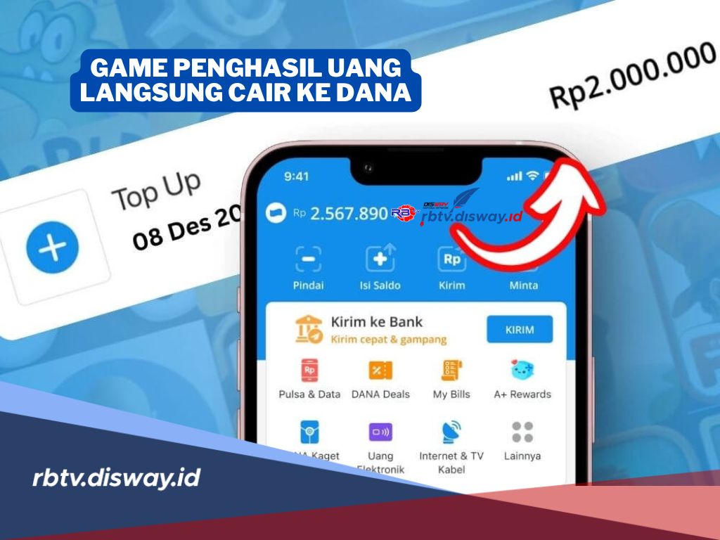 6 Game Penghasil Uang Langsung Cair ke DANA Terbukti Membayar, Sehari Cair Minimal Cair Rp 250 Ribu
