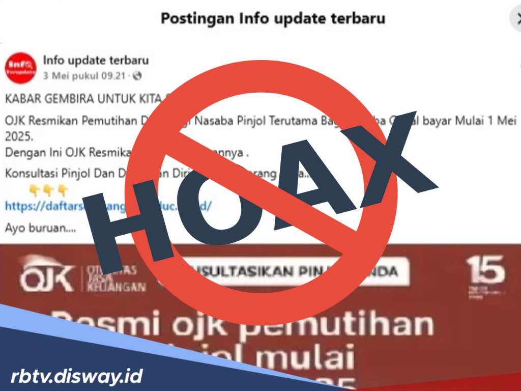 OJK: Waspada Sindikat Penipuan Gunakan Modus Ini Tentang Pemutihan Utang Pinjol 