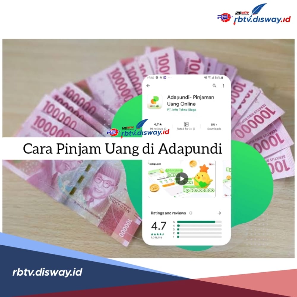 Cara Pinjam di Adapundi Semudah Menjentikkan Jari Langsung Cair Rp 10 Juta hanya Pakai KTP 