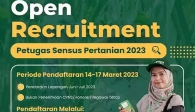 Membludak, Pelamar Petugas Sensus Pertanian Tembus 4.115 Orang, di Kabupaten Ini Pendaftarnya Masih Sedikit