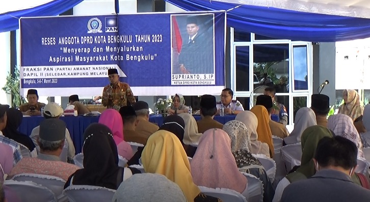 Reses DPRD Kota: Suprianto Serap Aspirasi Warga Selebar dan Kampung Melayu 
