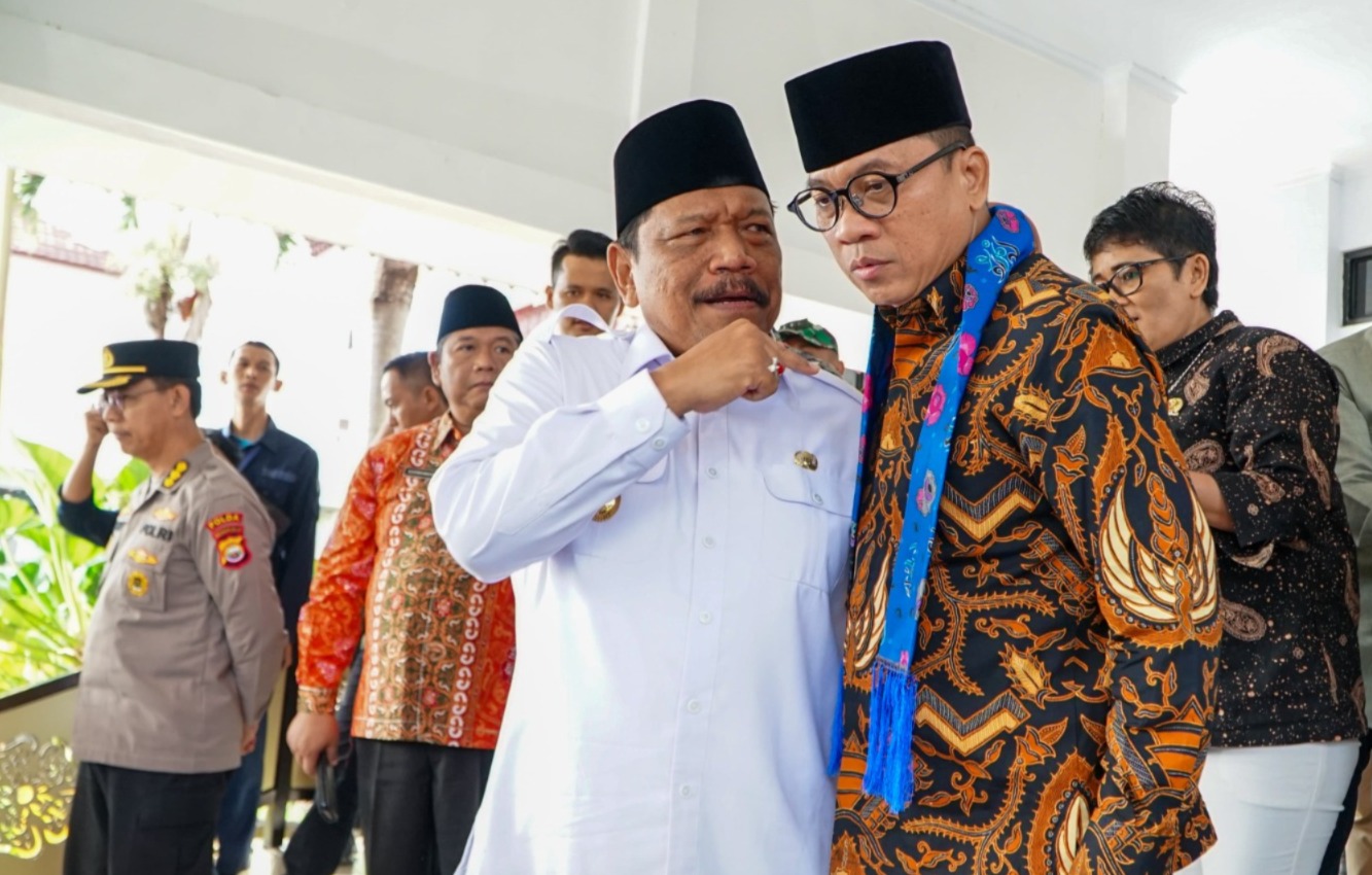 Mendes PDT Yandri Susanto Sampaikan Ini ke Wagub Mian saat Berada di Bumi Merah Putih Bengkulu