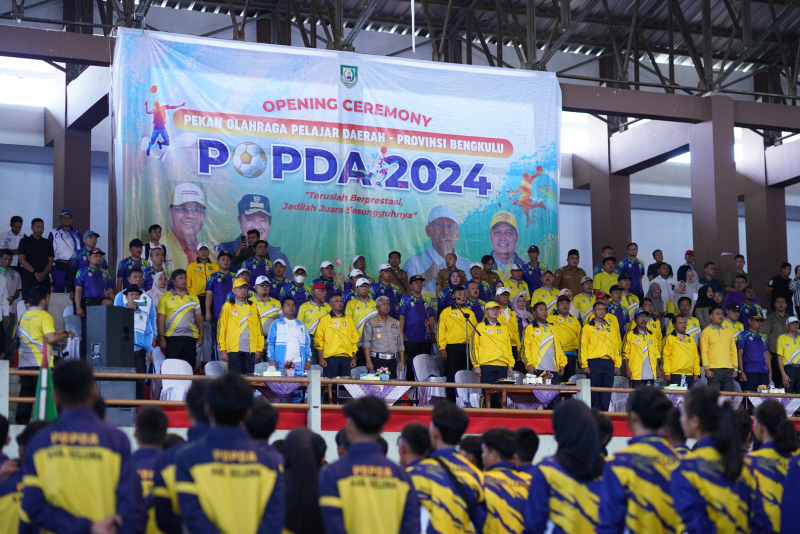 Popda 2024 Provinsi Bengkulu Dibuka Gubernur Rohidin, Junjung Tinggi Sportivitas