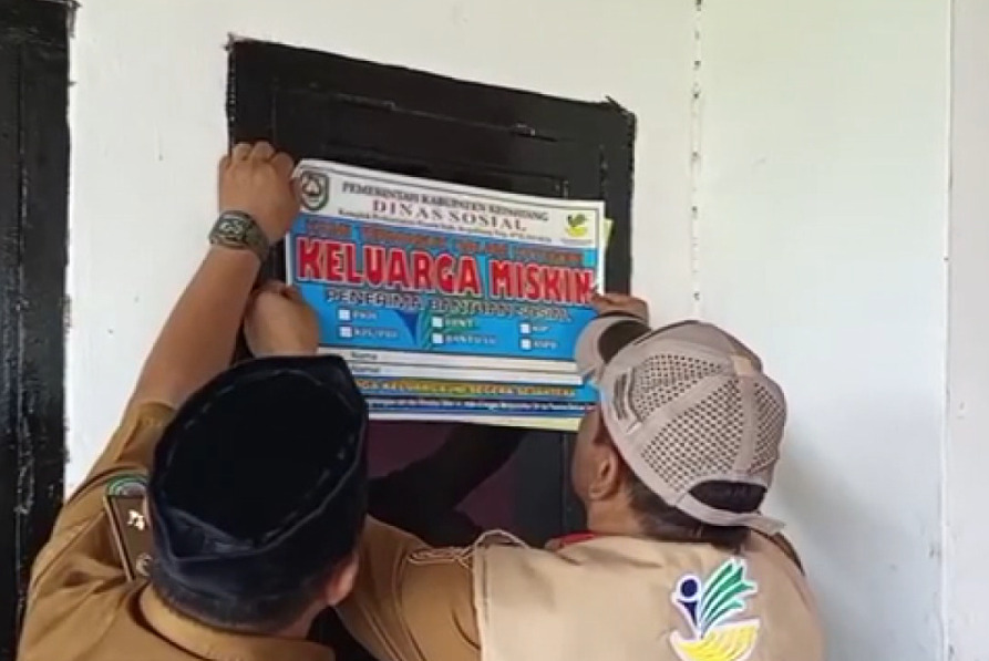 Stiker Keluarga Miskin, 764 KPM Bansos di Kepahiang Dicoret