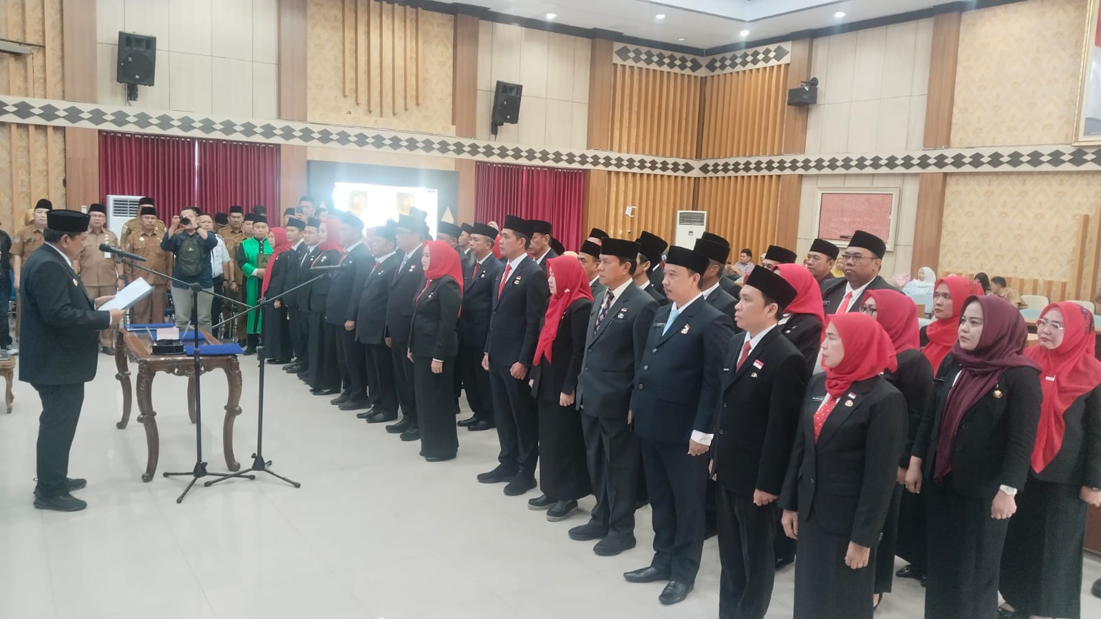 Daftar Lengkap Nama 54 Pejabat Eselon III Pempov Bengkulu yang Dilantik Wagub Mian
