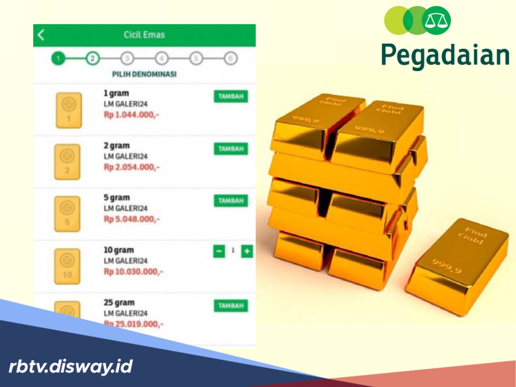 Mudah dan Aman, Begini Cara Cicil Emas Digital di Pegadaian