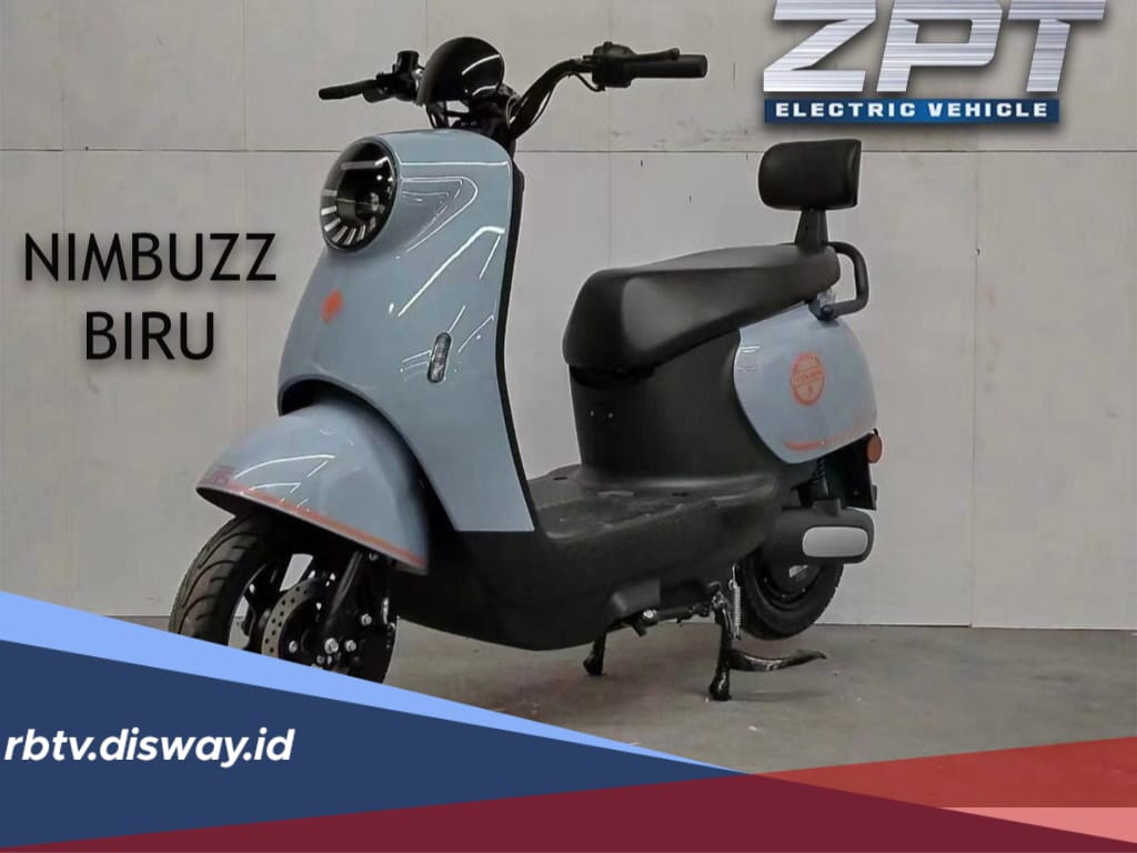  Motor Listrik ZPT Nimbuzz 2024, Dibanderol Seharga Ponsel, Intip Spesifikasinya