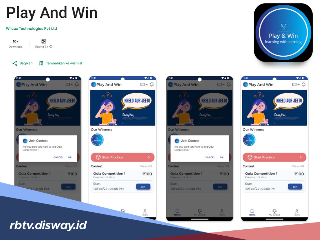 Sambil Belajar Main Game, Saldo DANA Terisi, Coba Dulu Game Play and Win