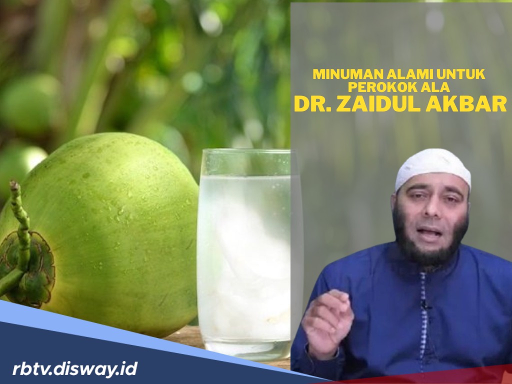 dr. Zaidul Akbar Beri Saran, Ini Minuman Alami yang Harus Dikonsumsi untuk Perokok