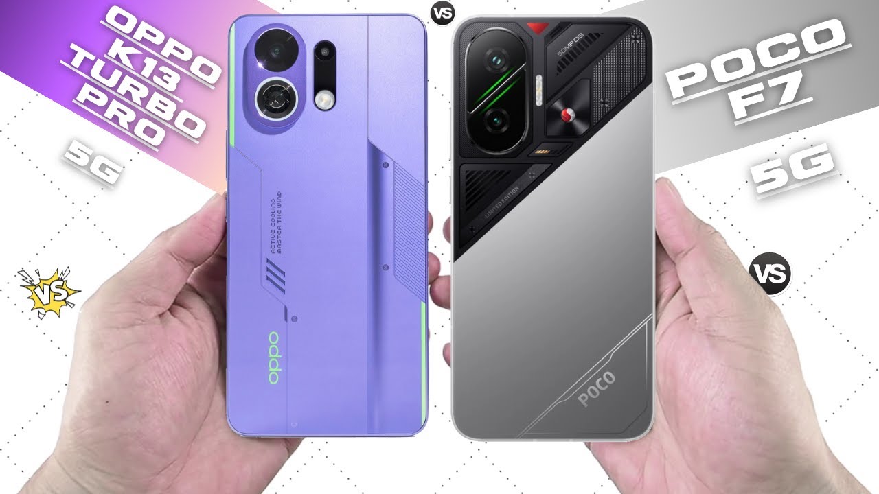 Oppo K13 Turbo Pro vs POCO F7, 2 HP Unggulan di Tahun 2025, Mana yang Lebih Menarik?