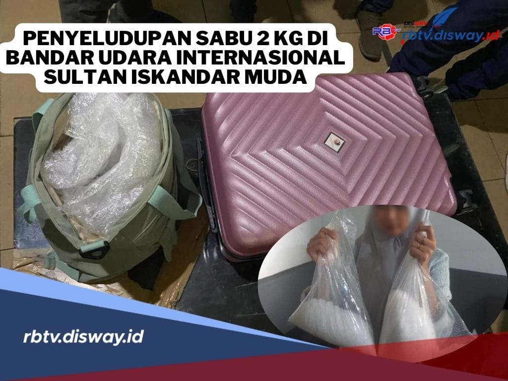 TNI AU Geledah Koper Warna Pink Milik Penumpang Wanita Tujuan Jakarta, Nekat Bawa Sabu 2 Kilogram