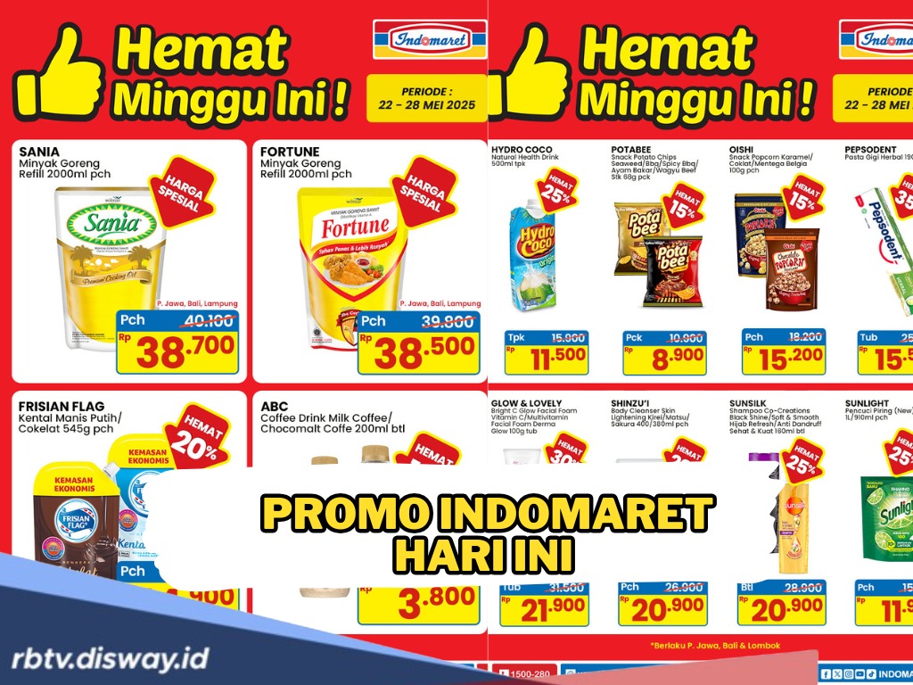 Belanja Makin Hemat di Promo Indomaret Mei 2025. Serbu Minyak Goreng Termurah 