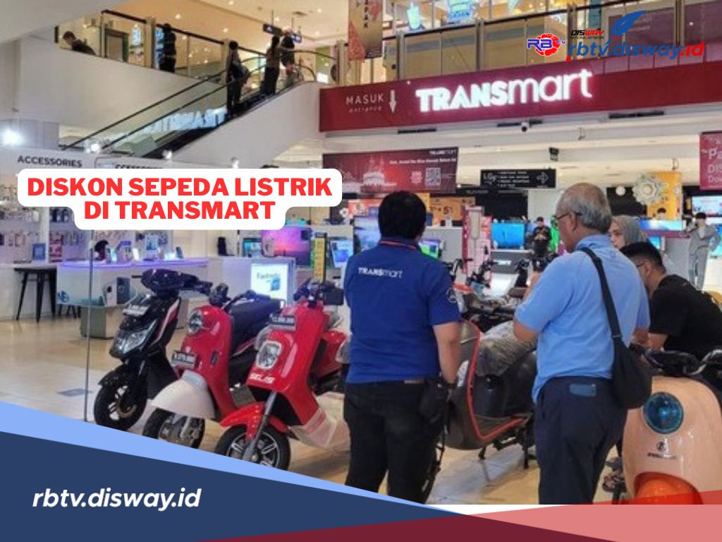 Mantap! Sepeda Listrik di Transmart Full Day Sale Mulai Rp 1 Jutaan