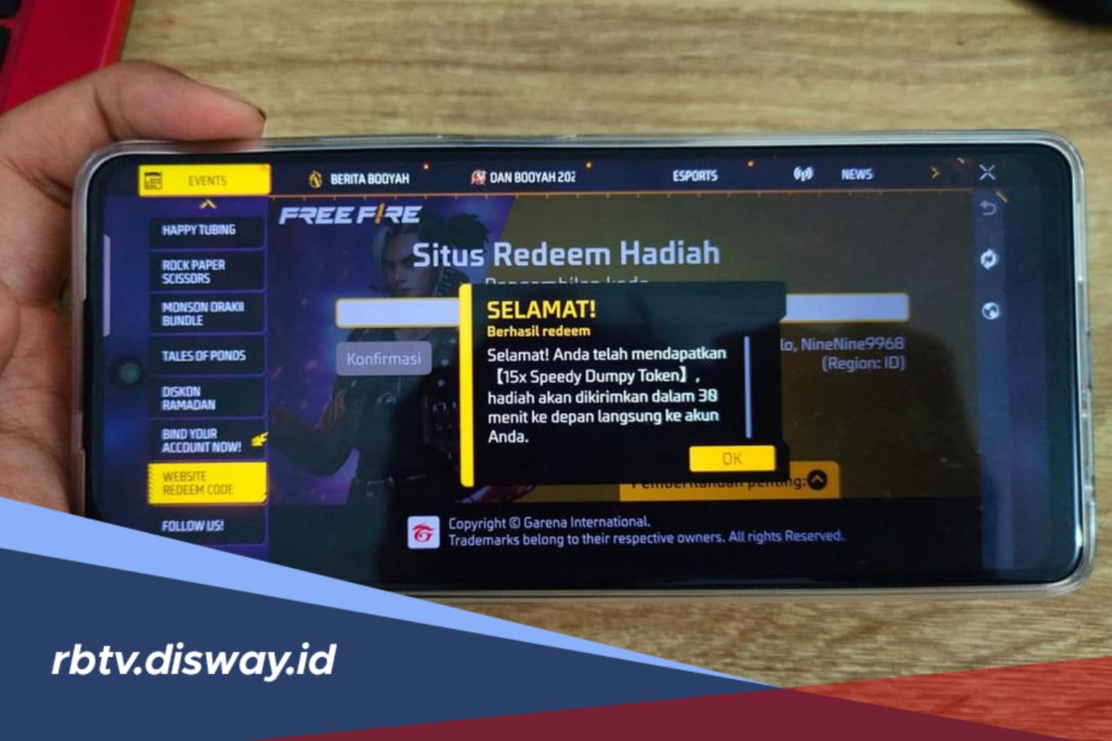 Cara Menukarkan Kode Redeem Free Fire Terbaru, Sat Set Hadiah Langsung Masuk