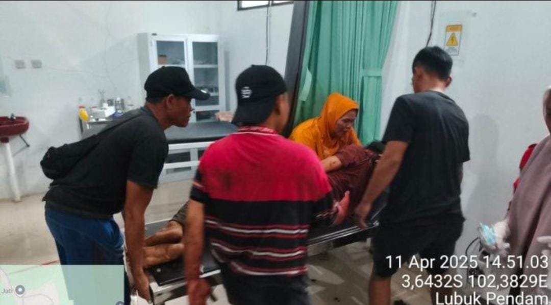 Heboh, Satpam Perkebunan Di Bengkulu Tengah Korban Pembacokan