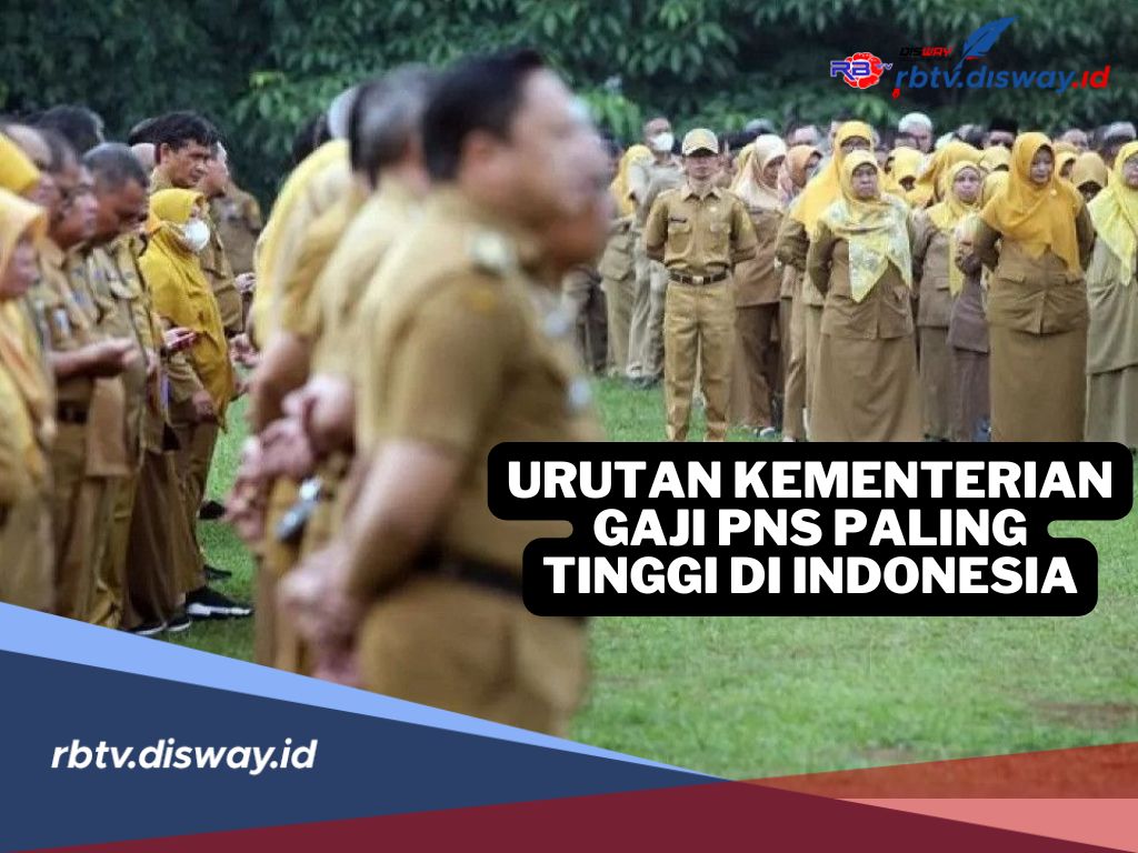 Baru Tahu, Ternyata Ini Urutan Kementerian dengan Gaji PNS Paling Tinggi di Indonesia