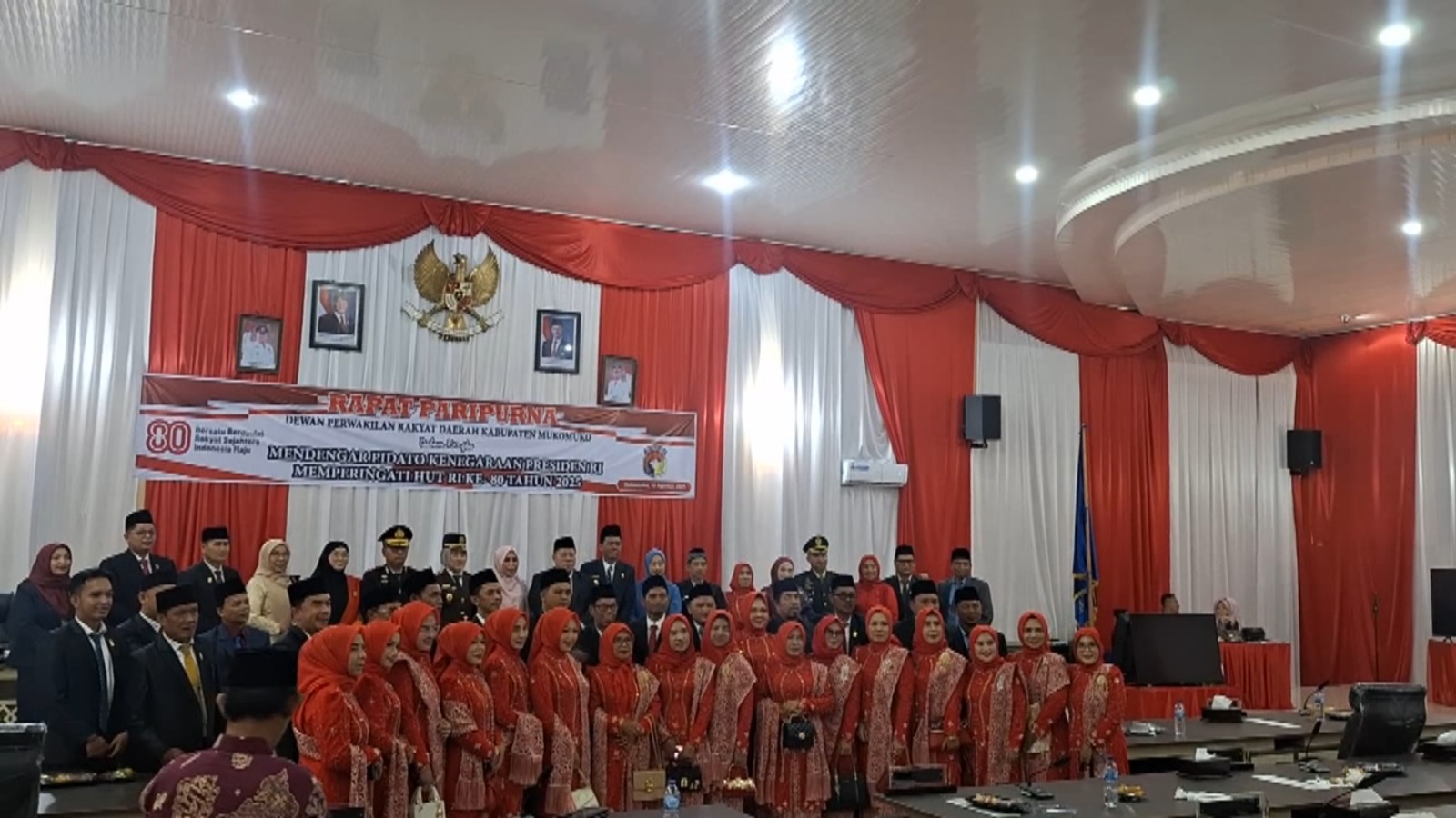 Paripurna HUT Kemerdekaan, Pemkab Mukomuko Terus Perkuat Pembangunan Berbagai Sektor