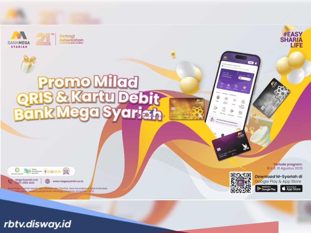 Bank Mega Syariah Banjir Promo Spesial Milad ke-21, Rugi Kalau Terlewatkan