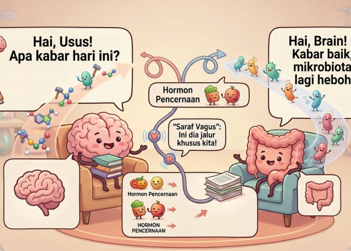 Gut-Brain Axis: Ternyata Usus dan Otak Saling Berkomunikasi