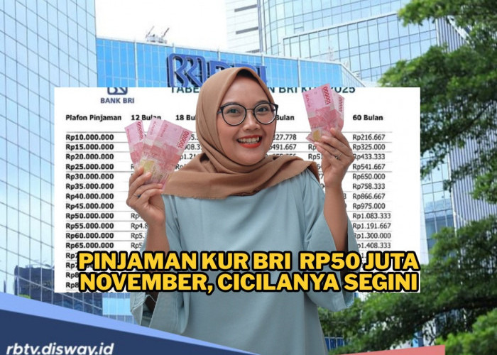 Pinjaman Rp 50 Juta KUR BRI November, Cicilannya Bikin Kaget