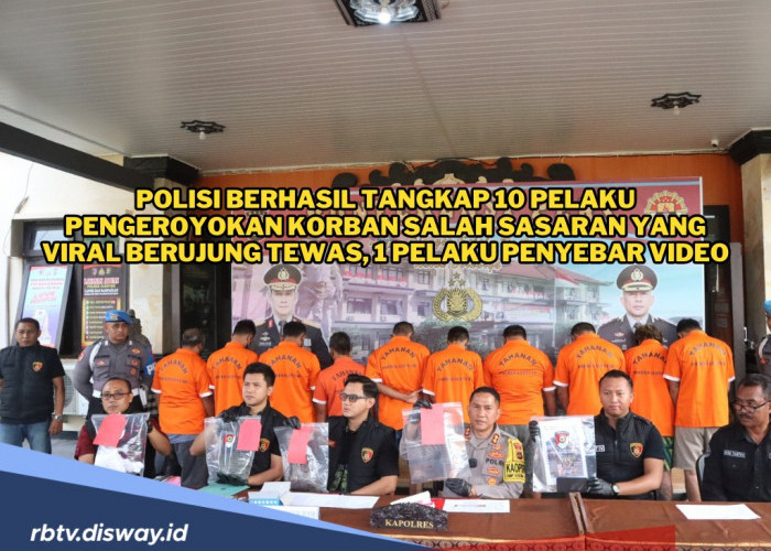 Kasus Pengeroyokan Pekerja Proyek hingga Tewas, Polisi Tangkap 10 Pelaku dan 1 Penyebar Video