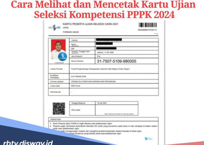 Cara Melihat dan Mencetak Kartu Ujian Seleksi Kompetensi PPPK 2024