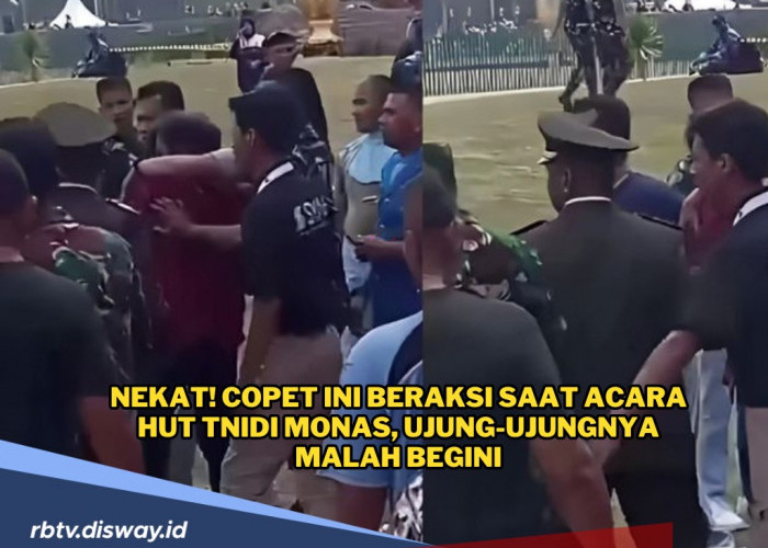 Entah Bernyali Besar atau Nekat, Copet Beraksi di Acara HUT TNI, Akhirnya Ditangkap Prajurit