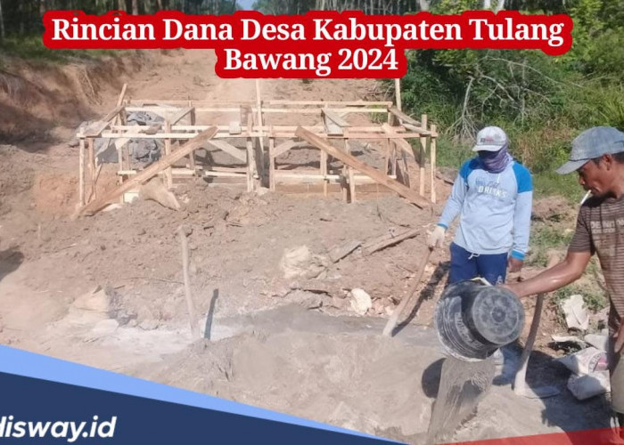 Rincian Dana Desa Kabupaten Tulang Bawang Tahun 2024, Ada Desa Dapat Dana Lebih dari Rp 2 Miliar