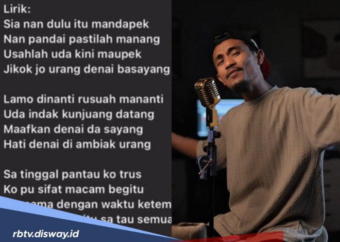 Viral Karena Lirik ‘Sia Nan Dulu Itu Mandapek’, Ternyata Lagu ‘Sa Tinggal Pantau’ Bukan Dinyanyikan Orang Mina