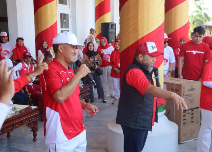 Kapolda Bengkulu Hadiri Jalan Sehat Merah Putih HUT ke-57 Provinsi Bengkulu