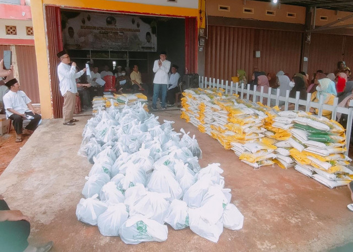 IKK Bagikan 421 Paket Sembako, Nurdin: Saling Keruani, Saling Ijekah