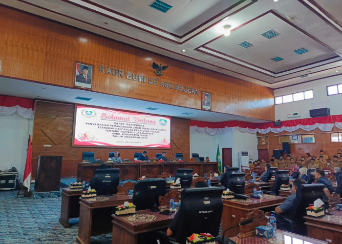 Rapat Paripurna DPRD Kaur, Ini Hal-hal yang Disoroti Anggota Dewan