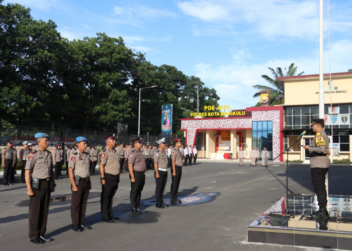 Selamat, 44 Personel Polresta Bengkulu Naik Pangkat, Ini Rinciannya