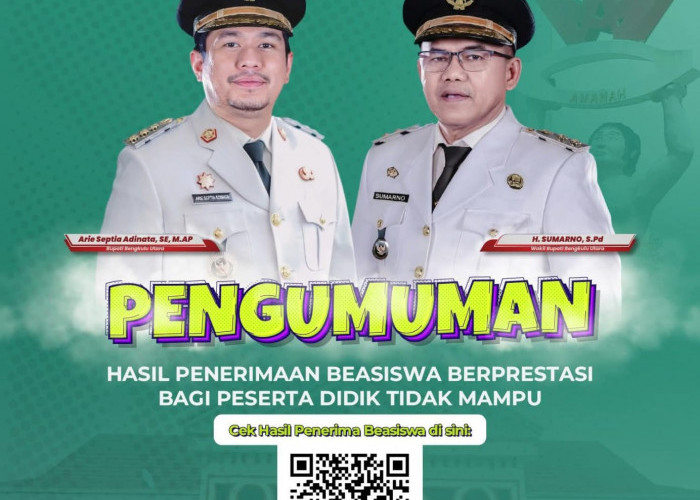 Selamat, Ini Daftar 25 Penerima Beasiswa Berprestasi Bengkulu Utara, Jumlahnya Rp 4 Juta per Semester   