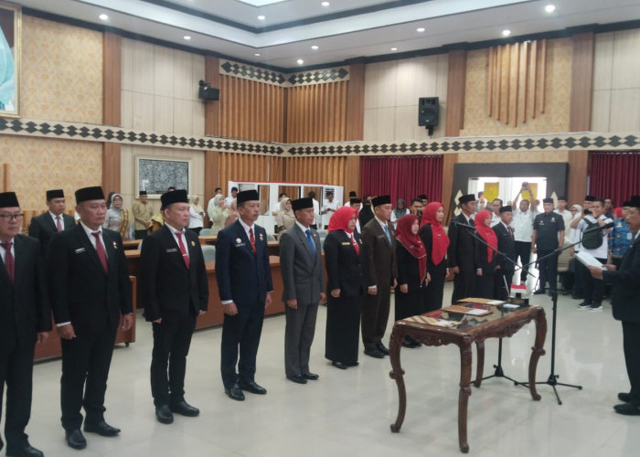 Mutasi 14 Pejabat Eselon II Pemprov Bengkulu, Ini Nama Pejabat yang Dilantik 