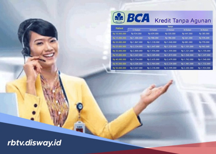 Pinjaman Tanpa Agunan di BCA, Cek Syarat yang Diperlukan, Beserta Cara Pengajuan