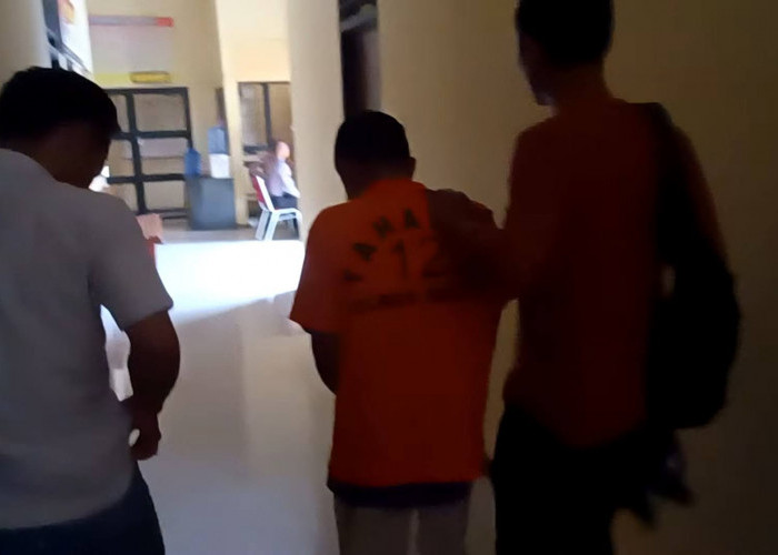 Polsek Talo Titip Guru Silat Terduga Pelaku Curanmor ke Sel Tahanan Polres Seluma